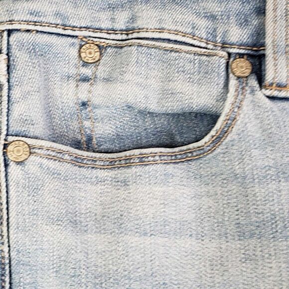 Talbots Jeans Womens Size 10 Slim Ankle Mid Rise Stretch Light Wash - Picture 6 of 9